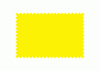 黄カード　ギザ型　￥なし