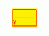 黄カード　無字　￥入り　小